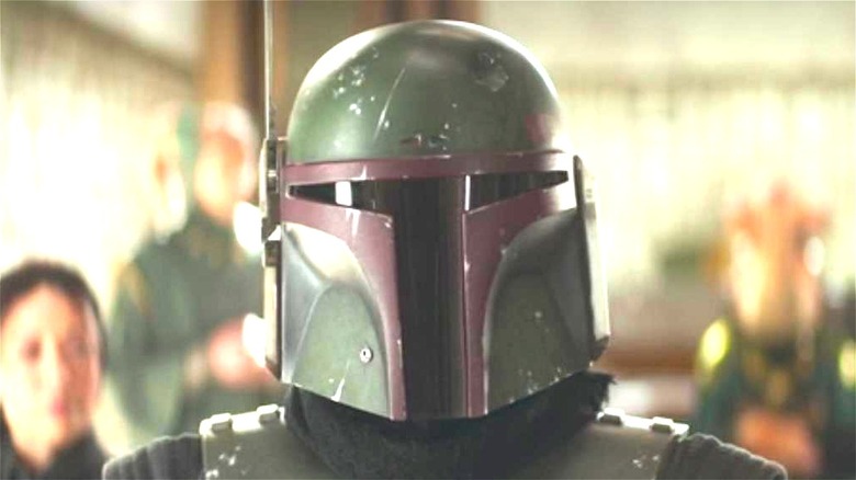 Boba Fett in Mok Shaiz's office