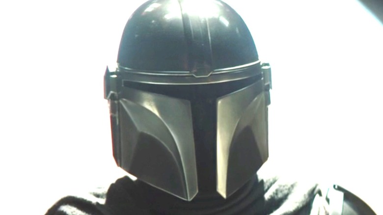 Pedro Pascal playing the Mandalorian in The Book of Boba Fett