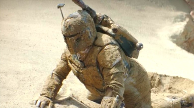 Boba Fett in the sand