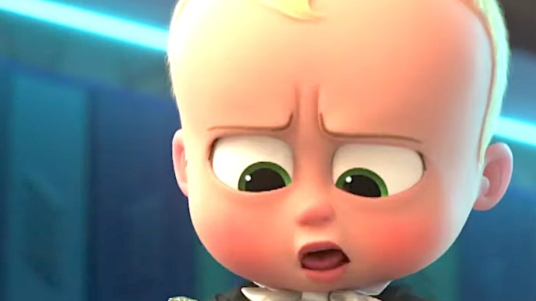 Boss Baby unhappy