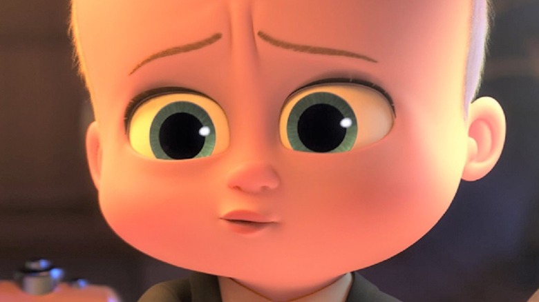 The Boss Baby talking