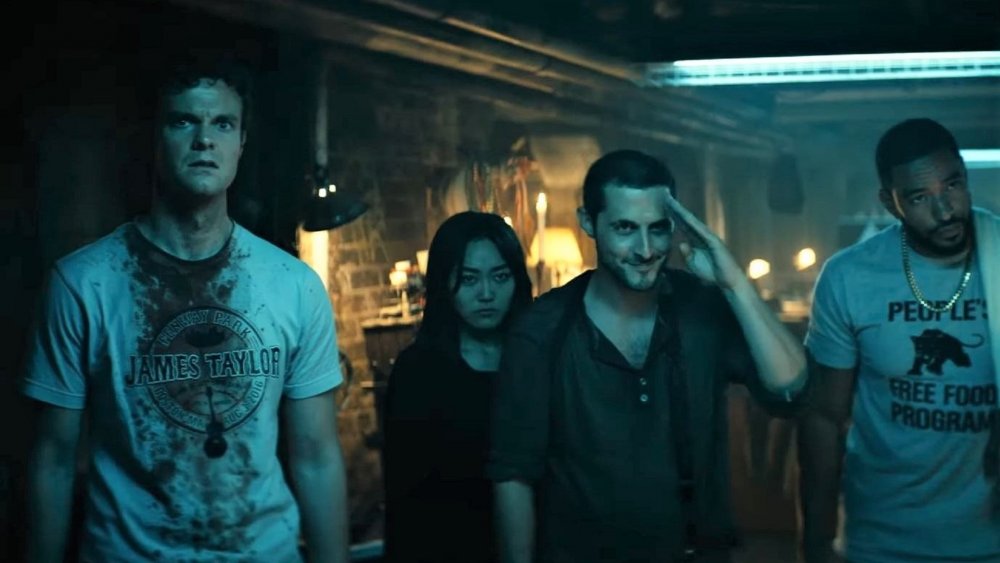 Jack Quaid, Karen Fukuhara, Tomer Capon, and Laz Alonso on Amazon Prime's The Boys