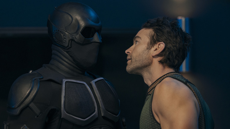 Black Noir II and The Deep facing off on The Boys