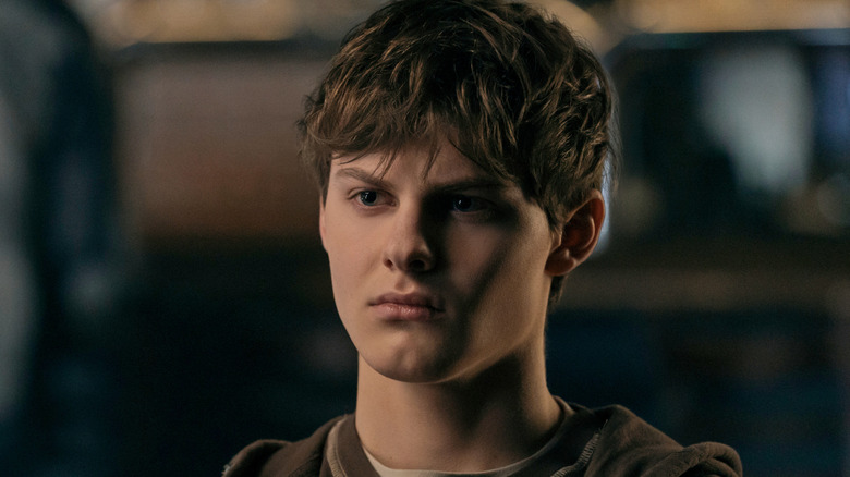 Ryan Butcher glaring on 