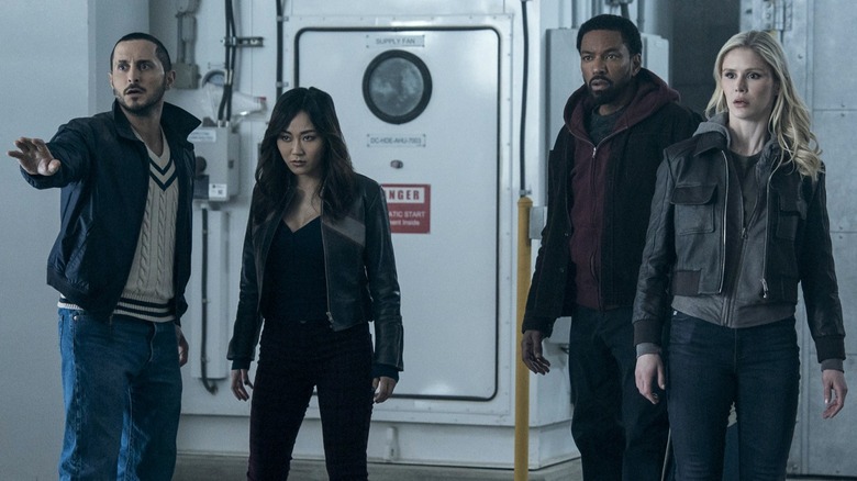 Frenchie, Kimiko, MM, and Starlight looking surprised on The Boys