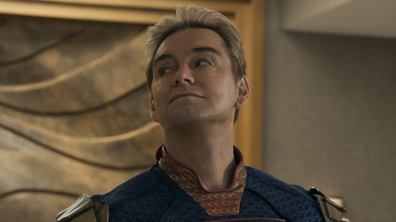 Homelander looking smug on The Boys