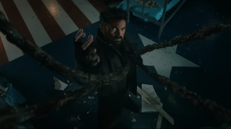 Billy Butcher using his powers on The Boys