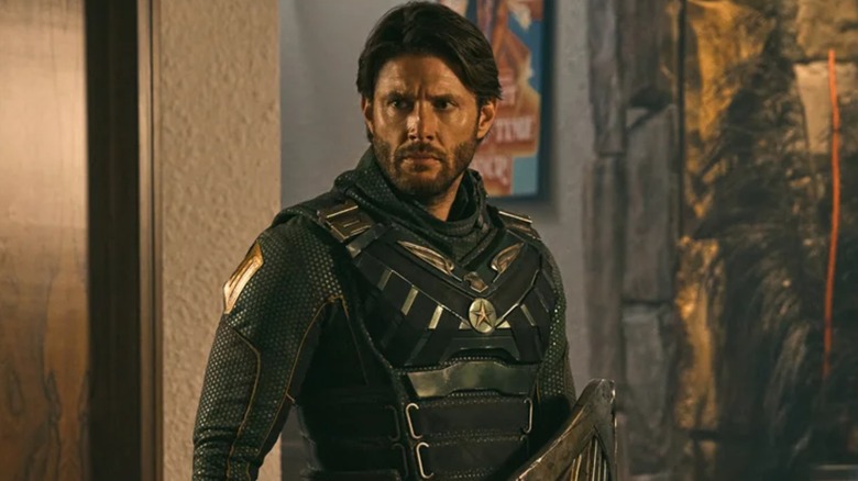 Soldier Boy holding his shield in "The Boys" (2019-2026)