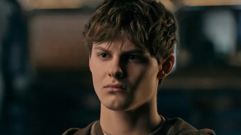 Ryan wearing a brown hoodie in "The Boys" (2019-2026)