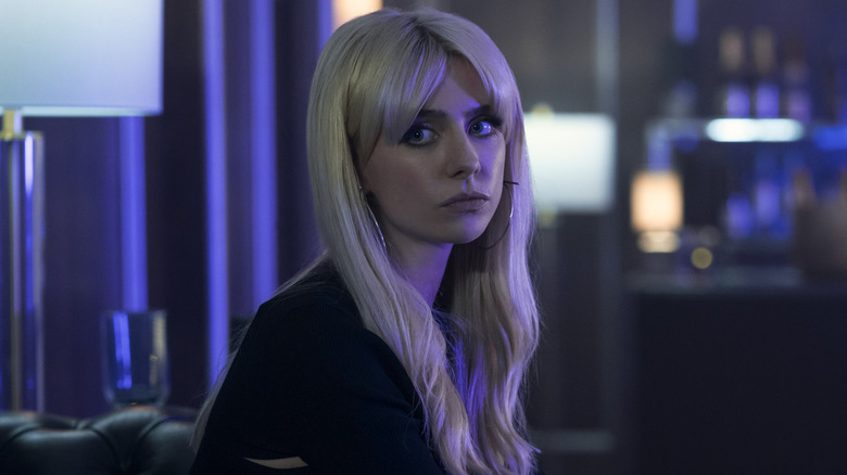 Cate Dunlap looking concerned on Gen V