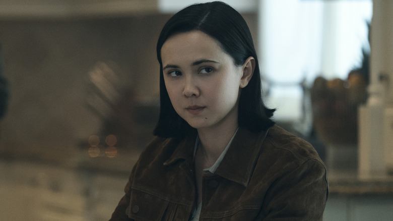 Jordan Li sitting in a kitchen on Gen V