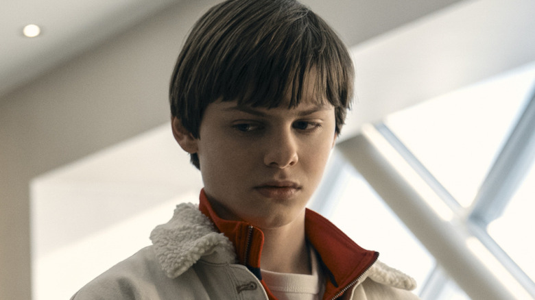 Ryan Butcher looking thoughtful on The Boys