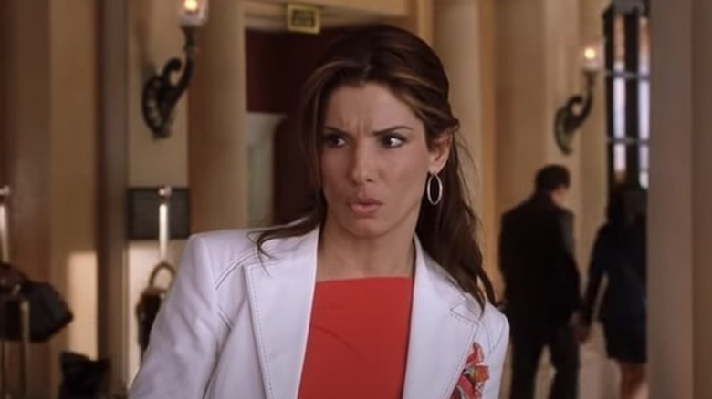Sandra Bullock arguing