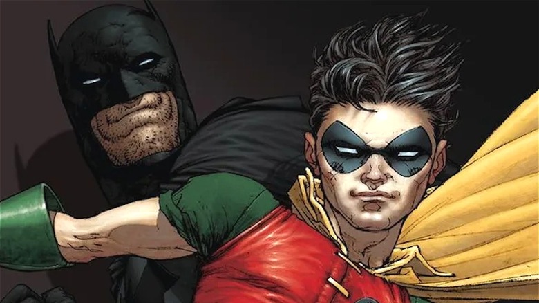 Batman and Robin posing together