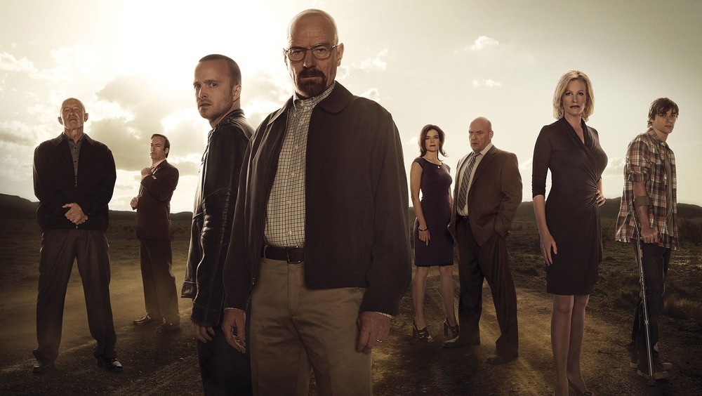 The cast of Breaking Bad