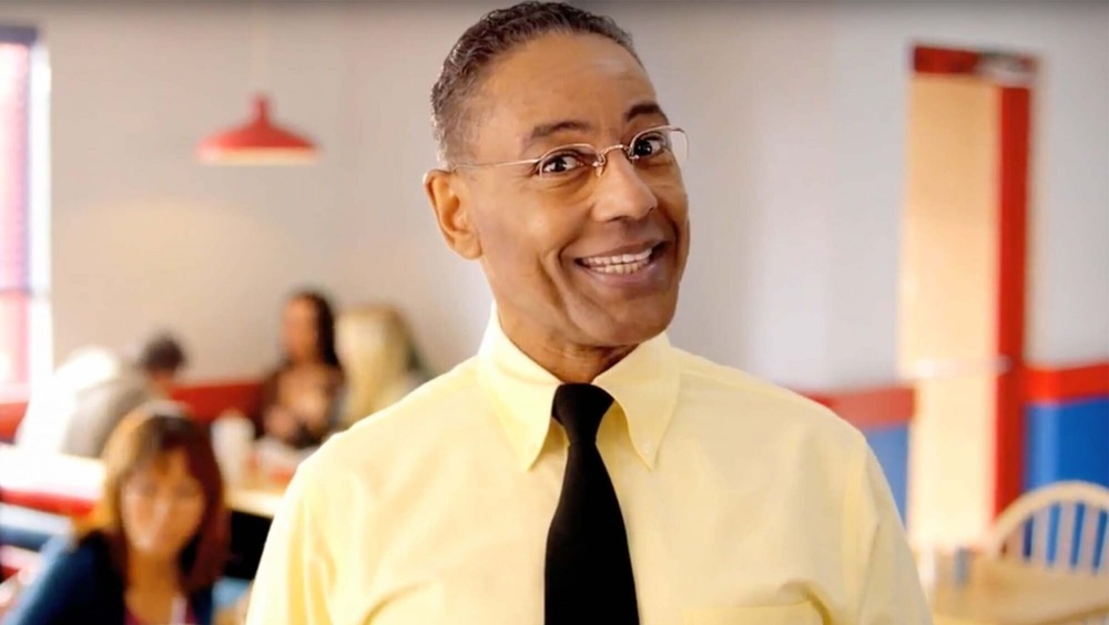 Gus Fring smiling