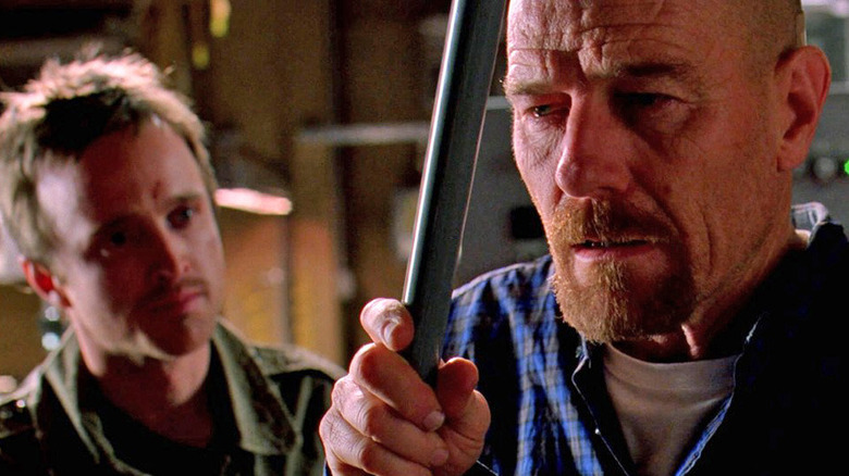 Jesse staring at Walt