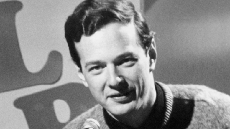 Brian Epstein looking slightly off-camera