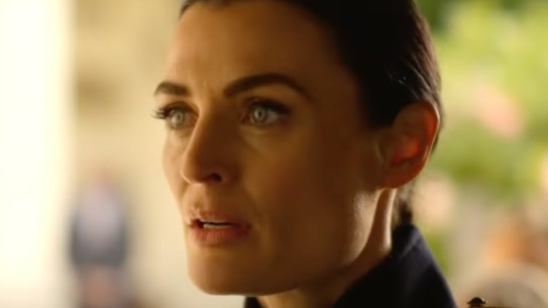 Sarah Alder in charge on Motherland: Fort Salem