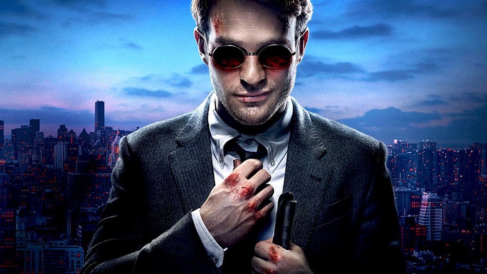 Charlie Cox as Matt Murdock in Daredevil promo poster