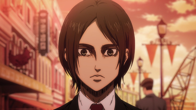 Eren looks down with concern