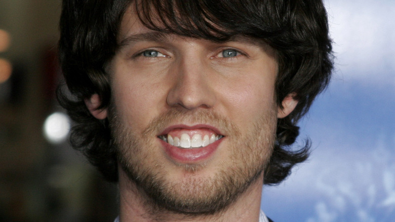 Jon Heder smiling into camera