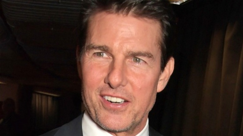 Tom Cruise looking off camera