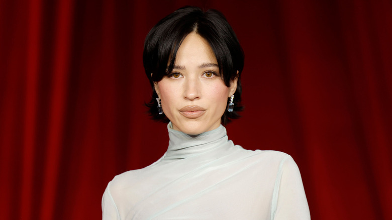 Kelsey Asbille at the red carpet for the Academy Museum of Motion Pictures Gala