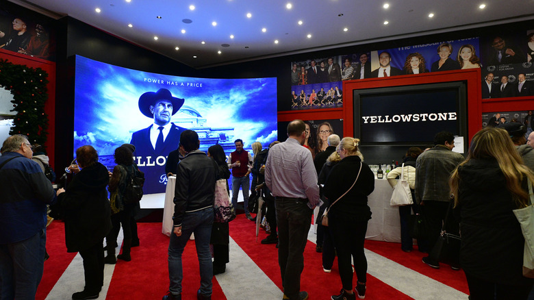 A Yellowstone display at PaleyFest 2023