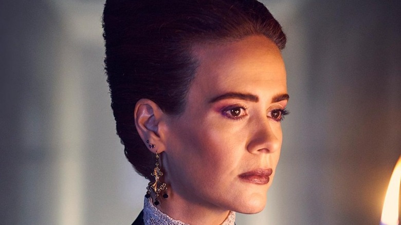 Sarah Paulson looking concerned