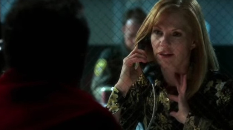 Catherine Willows interviewing Robert Guffey