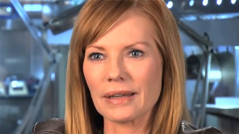 Catherine Willows looking confident