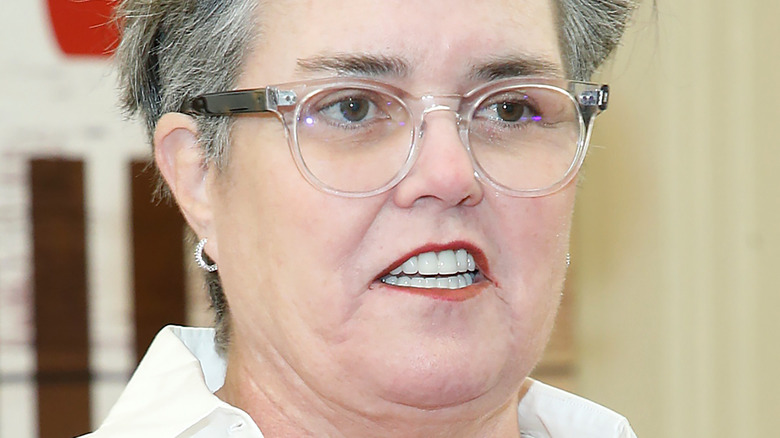 Rosie O'Donnell smiling