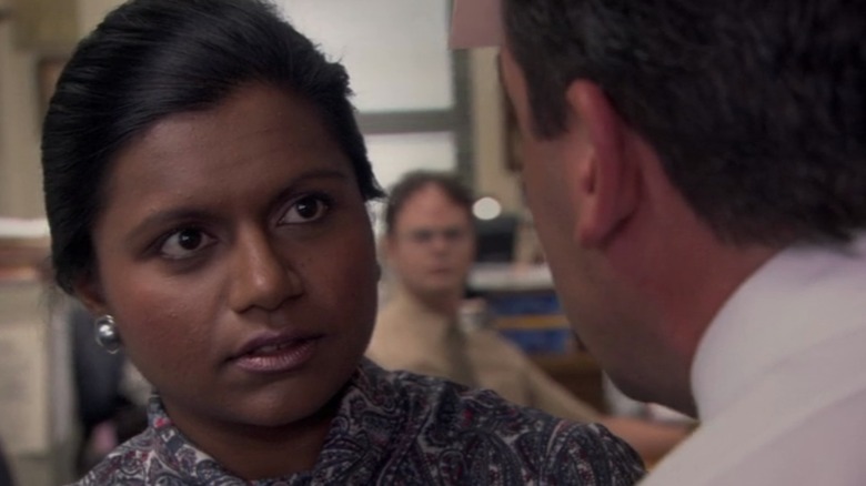 Kelly Kapoor looking confused