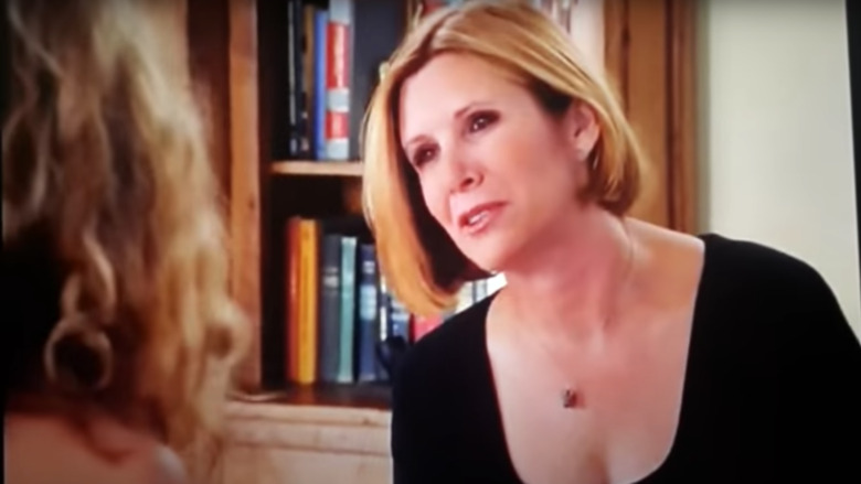 Carrie Fisher talking to Carrie Bradshaw