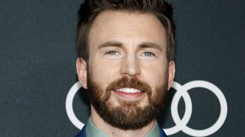 Actor Chris Evans smiling