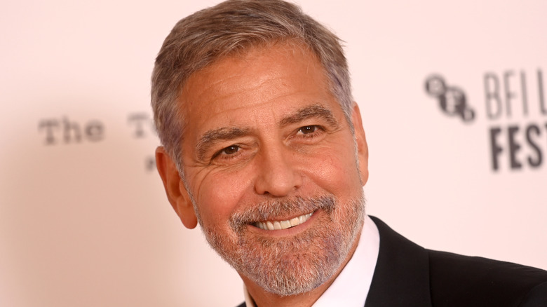 George Clooney smiling