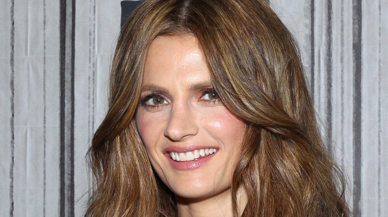 Stana Katic smiling