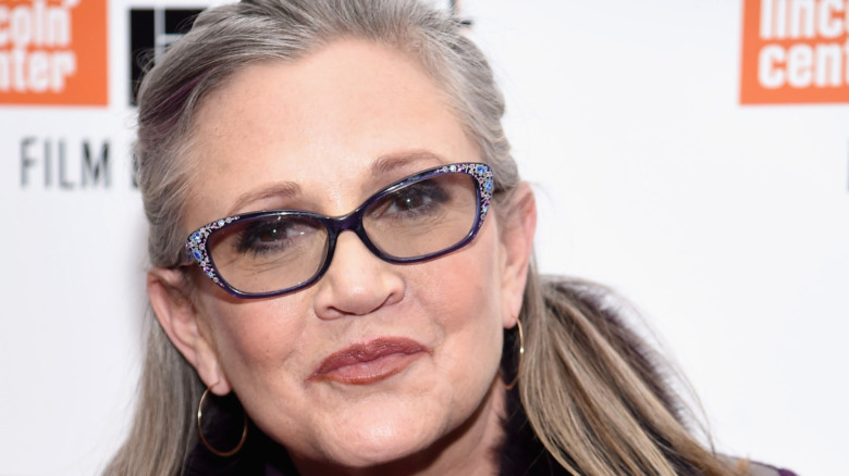 Carrie Fisher at Lincoln Center red carpet