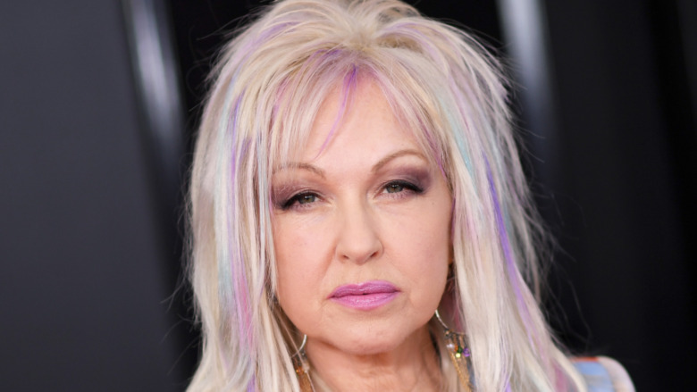 Cyndi Lauper at the Grammys 