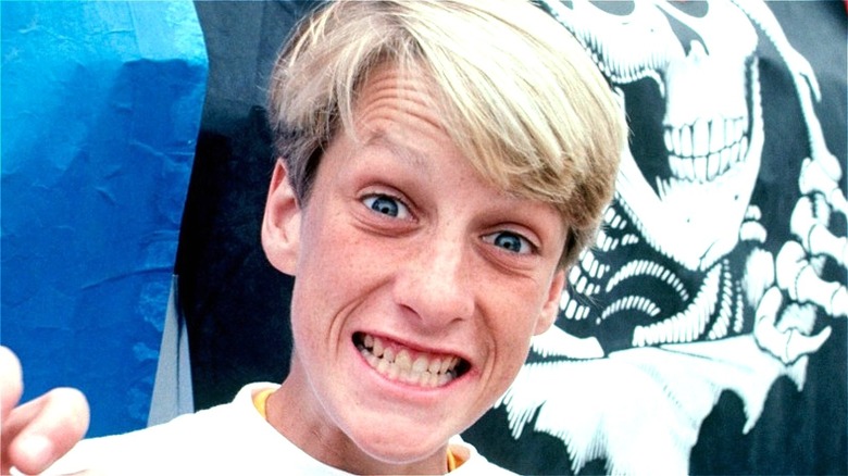 A young Tony Hawk at event