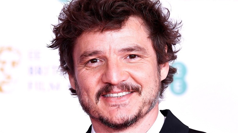 Pedro Pascal grinning