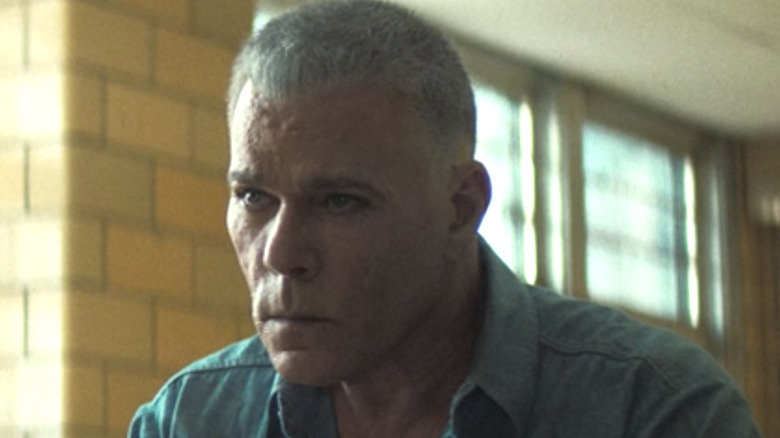 Ray Liotta scowling in The Many Saints of Newark