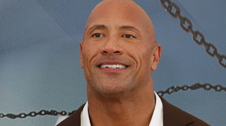 Dwayne Johnson attends an event