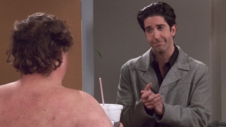 Ross and Ugly Naked Guy on Friends