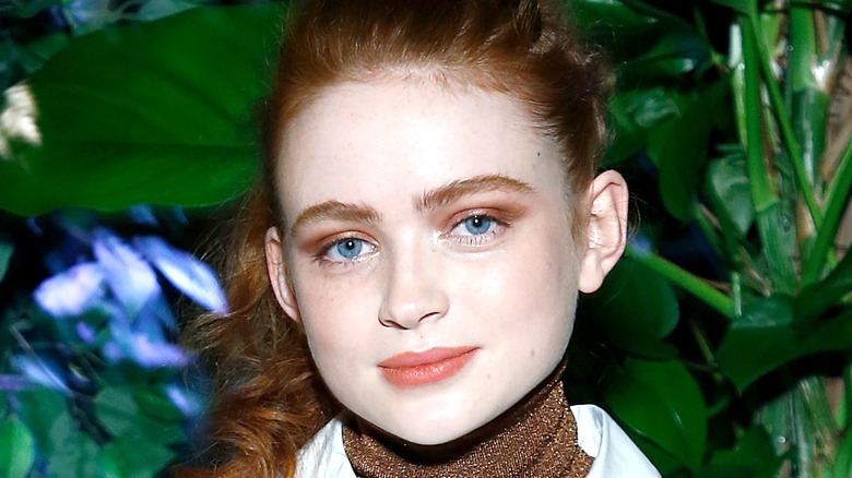 Sadie Sink red hair blue eyes