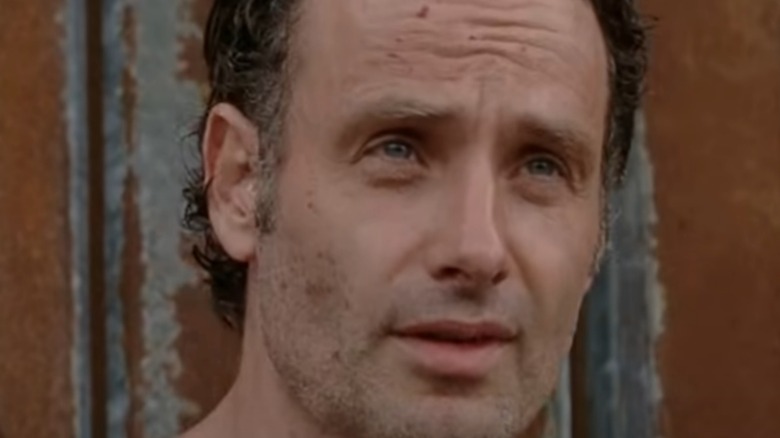 Rick Grimes argues with survivors