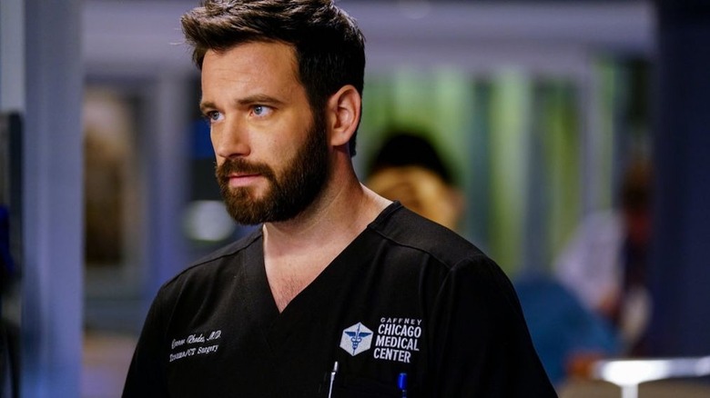 Dr. Connor Rhodes scowls