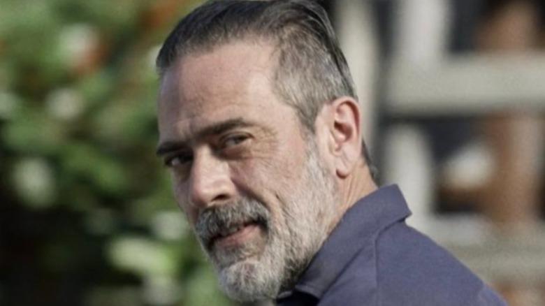 Negan looking over his shoulder