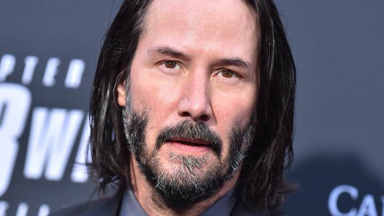 Keanu Reeves posing